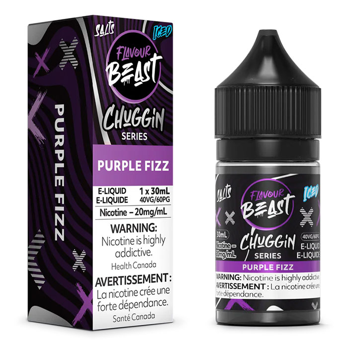 Purple Fizz 20mg-mL Flavour Beast 30mL Chuggin' Series E-Juice