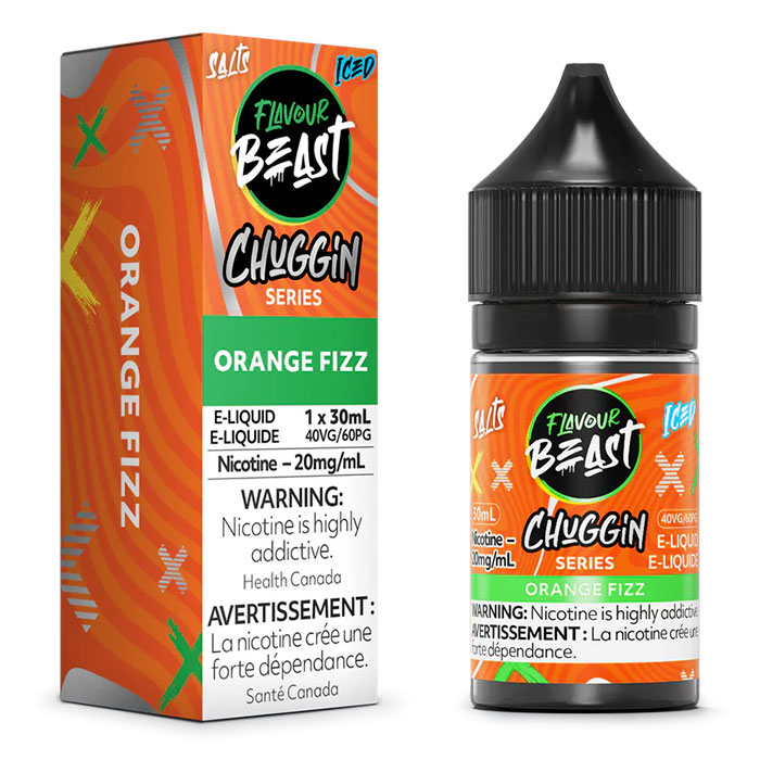 Orange Fizz 20mg-mL Flavour Beast 30mL Chuggin' Series E-Juice