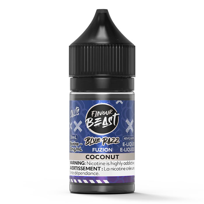 Coconut 20mg-mL Flavour Beast 30mL Blue Razz Fuzion' Series E-Juice