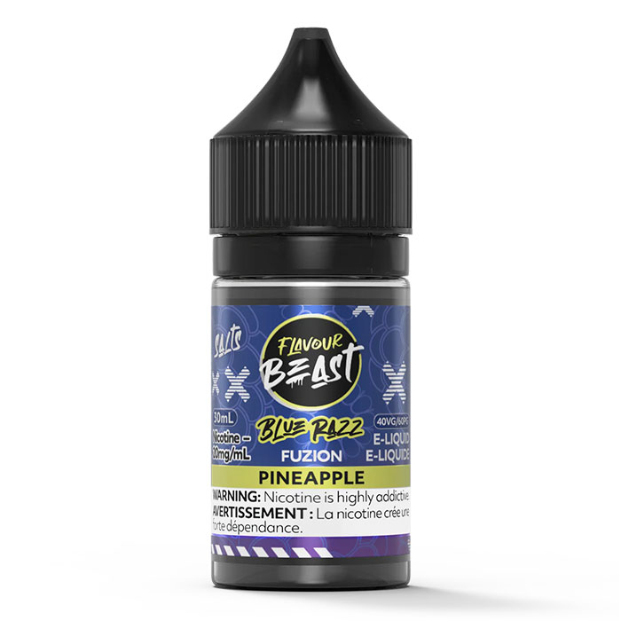 Pineapple 20mg-mL Flavour Beast 30mL Blue Razz Fuzion' Series E-Juice