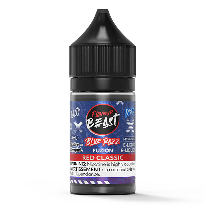 Red Classic 20mg-mL Flavour Beast 30mL Blue Razz Fuzion' Series E-Juice