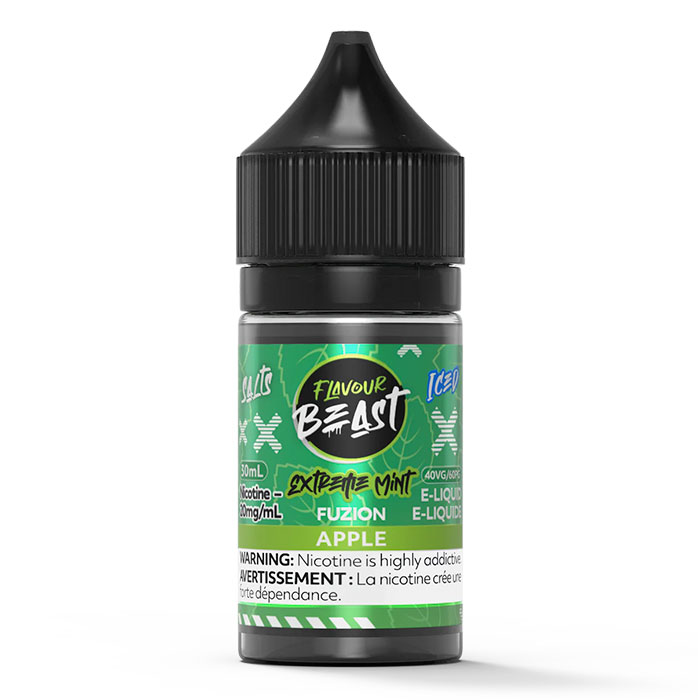 Apple 20mg-mL Flavour Beast 30mL Extreme Mint Fuzion' Series E-Juice