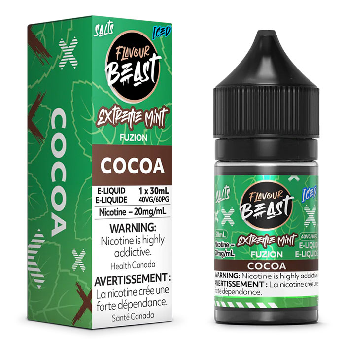 Cocoa 20mg-mL Flavour Beast 30mL Fuzion' Series E-Juice