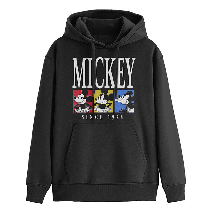 Unisex Mickey Mood Canvas Since 1928 Graphic Premium Disney Hoodie