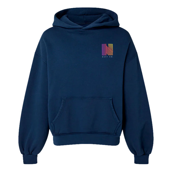 Unisex Classic Blue Neff Co Print Hoodie