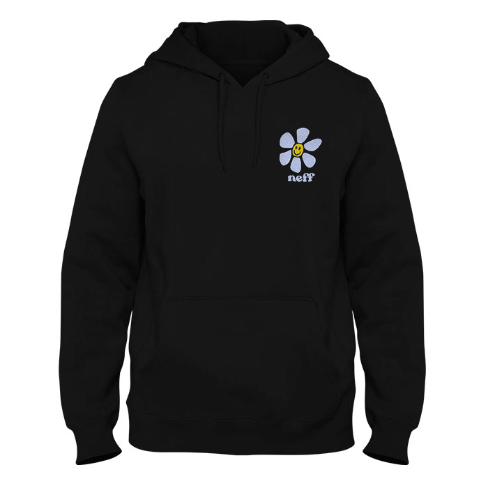 Men's Black Bloom Beam Neff Premium Hoodie