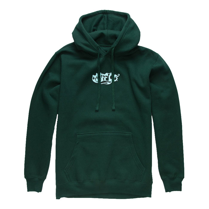 Unisex Green Neff Bold Back Pattern Hoodie