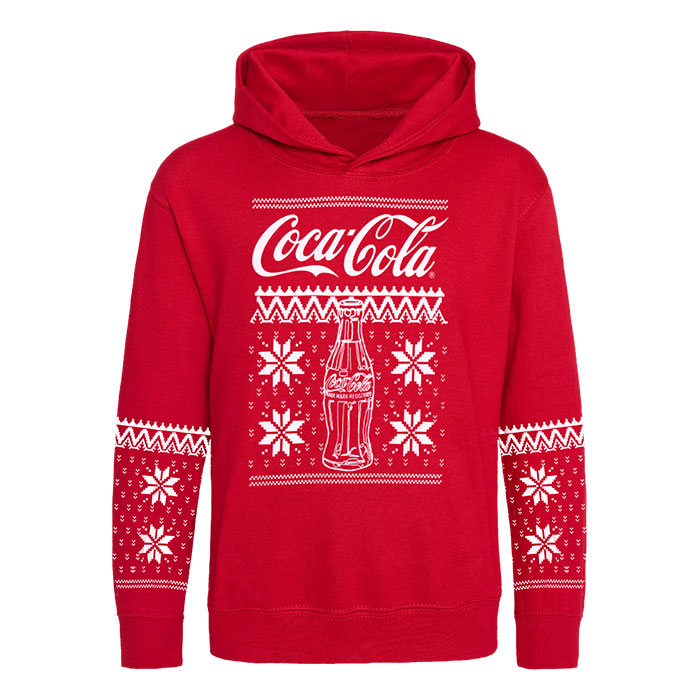 Unisex Vibrant Red Cocaa-Coola Trade Mark Registered Hoodie