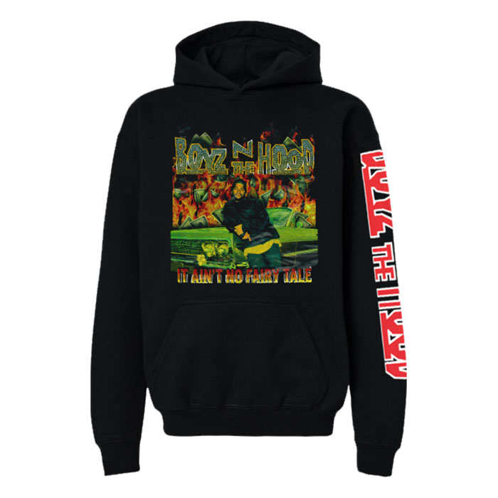 Men's Black Boyz N The Hood Mad Engine Graphic Hoodie