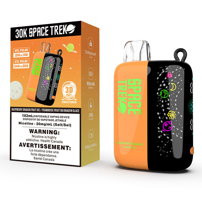 BC Compliance-Raspberry Dragon Fruit Ice Space Trek Disposable Vape Ct 5