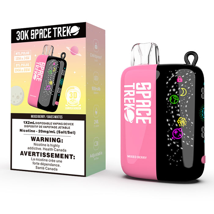 BC Compliance-Mixed Berry Space Trek Disposable Vape Ct 5