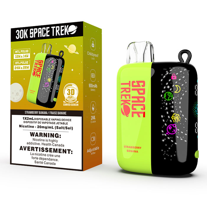 BC Compliance-Strawberry Banana Space Trek Disposable Vape Ct 5