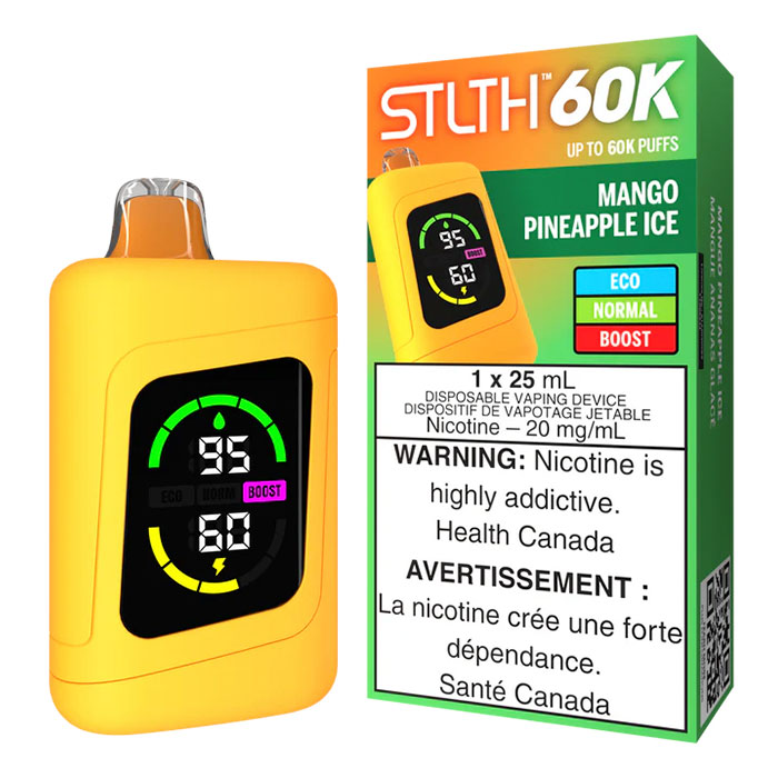 (Stamped) Mango Pineapple Ice Stlth 60000 Puffs Disposable Vape Ct 4