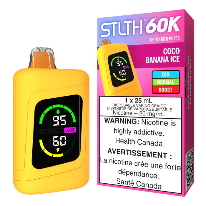 (Stamped) Coco Banana Ice Stlth 60000 Puffs Disposable Vape Ct 4