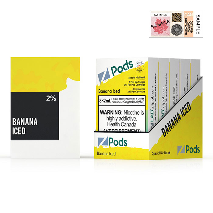 (Stamped) Z Pods Banana Iced Special Edition Ct 5