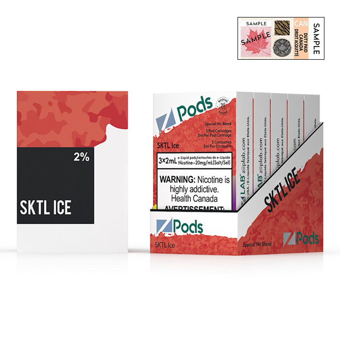 (Stamped) Z Pods Burst Ice (Sktl Ice) Special Edition Ct 5