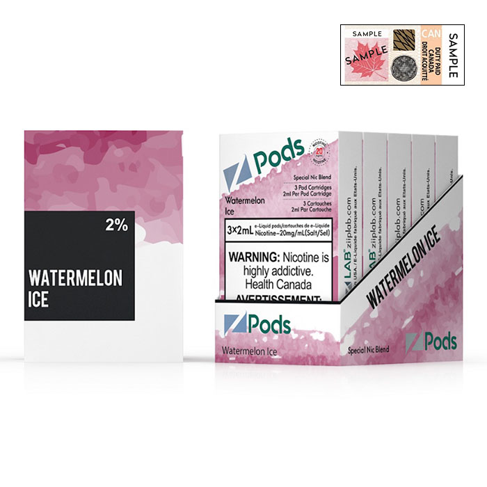 (Stamped) Z Pods Watermelon Ice Special Edition Ct 5