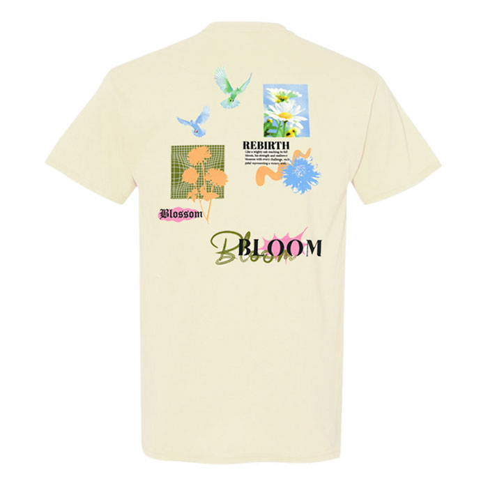 Unisex Off-White Rebirth Bloom Graphic T-Shirt 