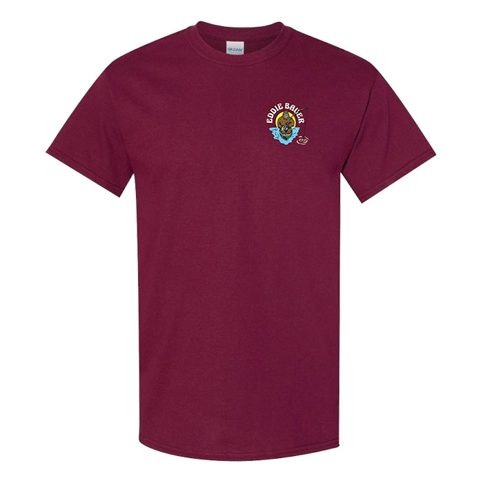 Unisex Wine Eddie Bauer Premium T-Shirt