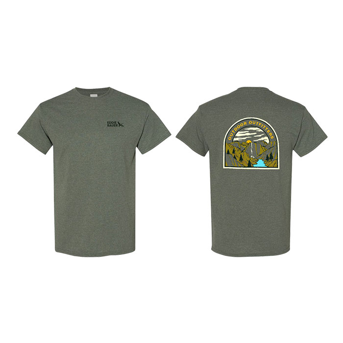 Unisex Army Green Eddie Bauer Premium T-Shirt