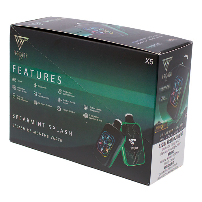 BC Compliance-Spearmint Splash V-Touch Disposable Vape Ct 5