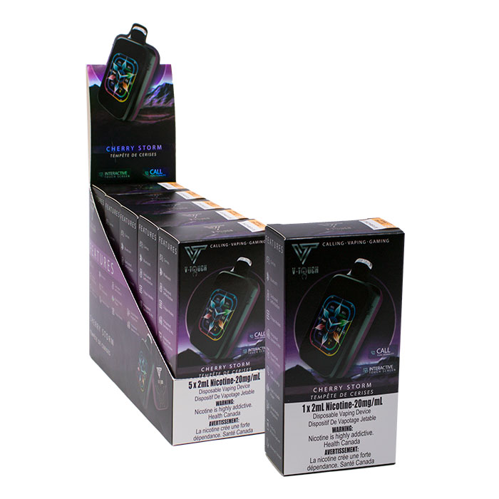 Cherry Storm V-Touch Upto 40000 Puffs Disposable Vape Ct 5