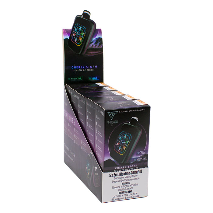 Cherry Storm V-Touch Upto 40000 Puffs Disposable Vape Ct 5