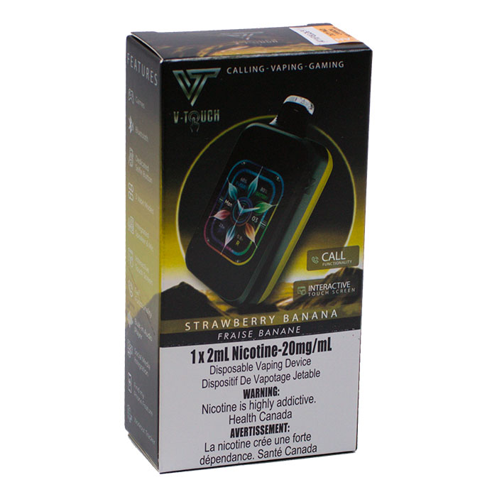 Strawberry Banana V-Touch Upto 40000 Puffs Disposable Vape Ct 5