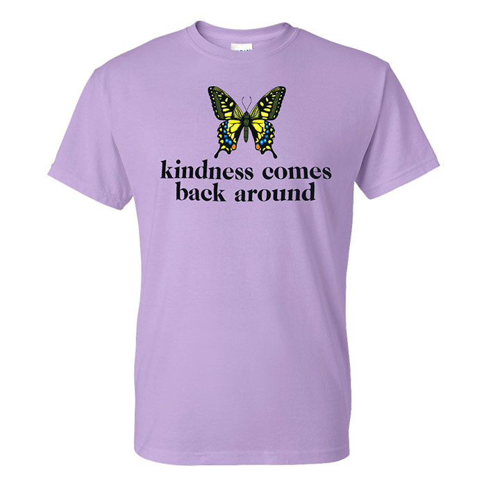 Women's Purple Kindness Comes Back Around Graphic T-shirt