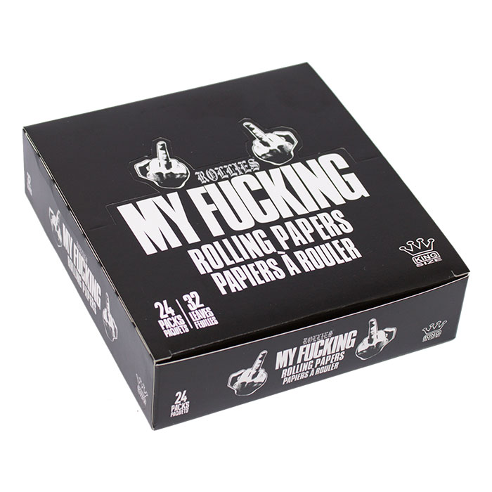 My Fucking King Rolling Papers Display of 24