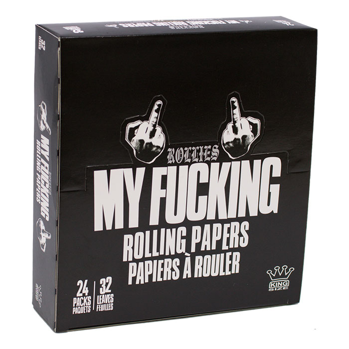 My Fucking King Rolling Papers Display of 24