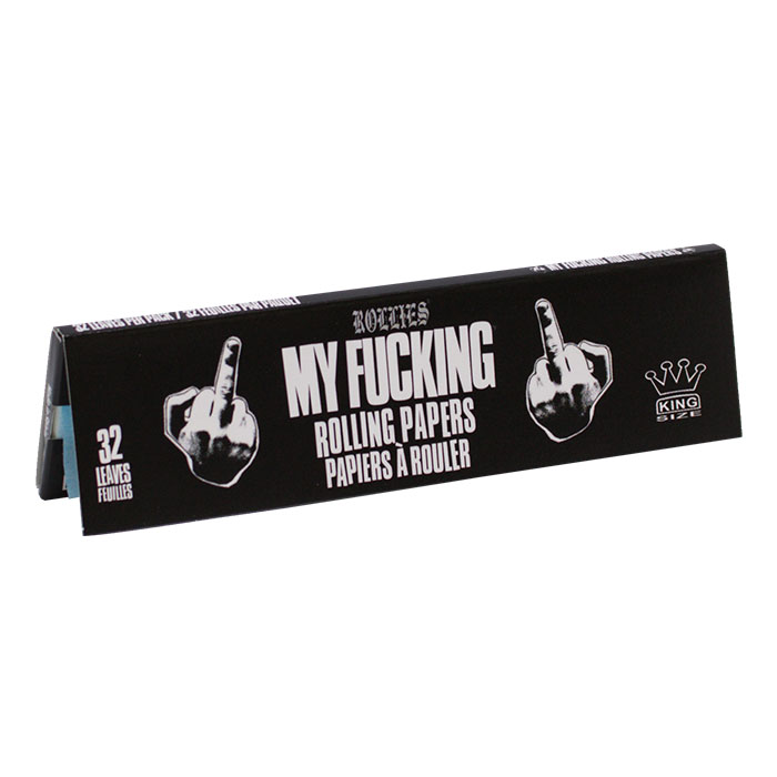 My Fucking King Rolling Papers Display of 24