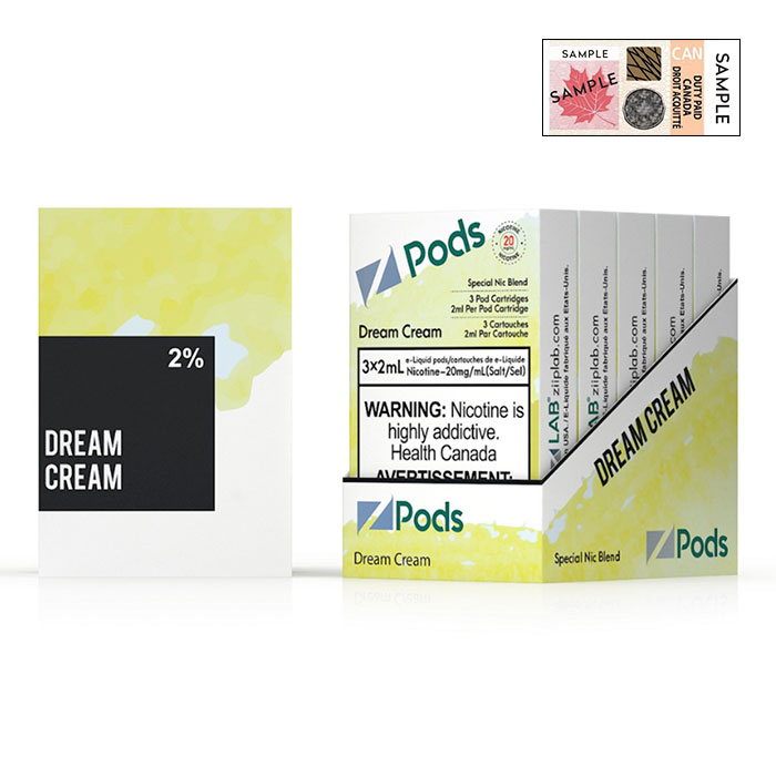 (Stamped) Z Pods Dream Cream Special Edition Ct 5