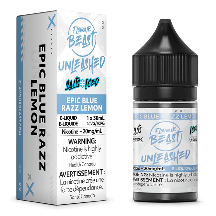 Epic Blue Razz Lemon 20mg-mL Flavour Beast 30mL E-Juice