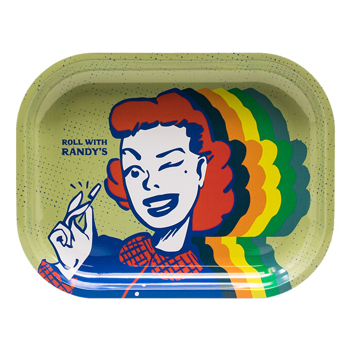 Randy's Vintage Woman Medium Rolling Tray