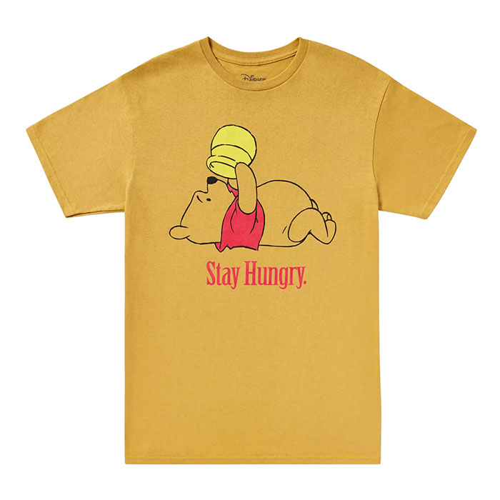 Unisex Winnie the Pooh Stay Hungry Graphic Disney T-Shirt