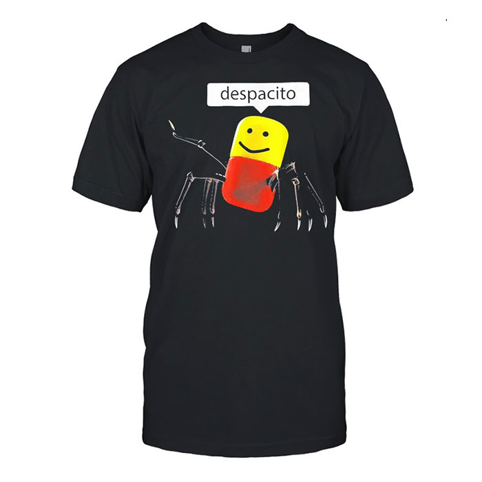 Unisex Black Despacito Roblox graphic T-Shirt