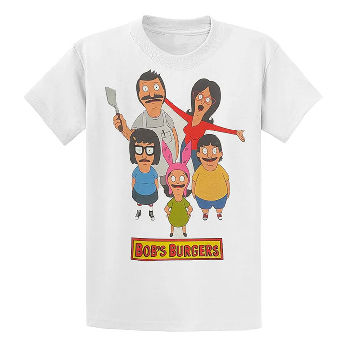 Unisex White Bob's Burgers Cool Graphic T-Shirt