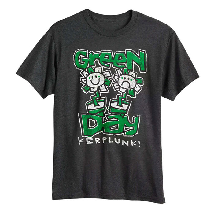 Unisex Green Day Kerplunk Graphic Grey T-Shirt