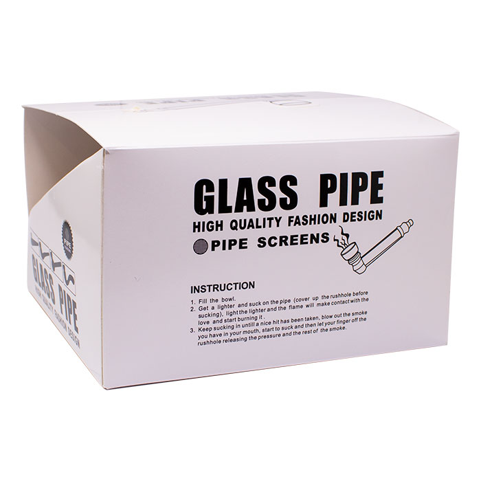 Assorted Hue Glass Metallic Tobacco 4 Inches Premium Pipe