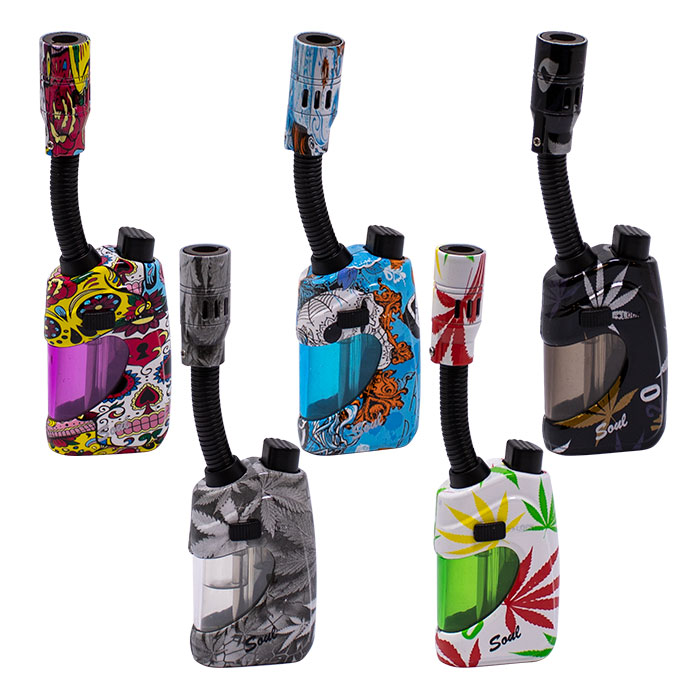 Soul Tint Bar Comic Art Torch Lighters Display of 9