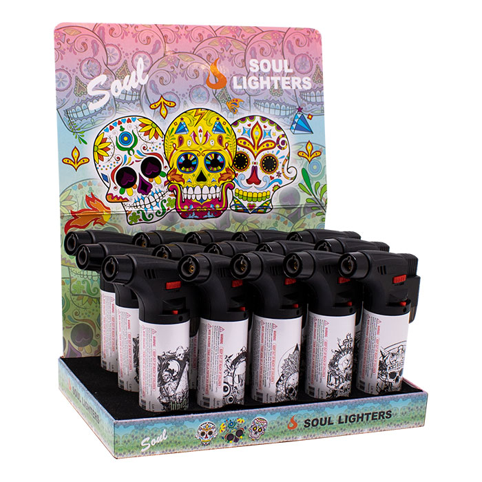 Soul Phantom Ghost Trace Torch Lighters Display of 15