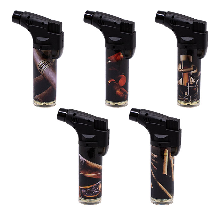 Soul Leafy Rocket Torch Lighters Display of 15