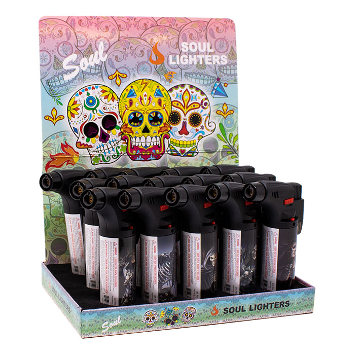 Soul Deadhead Drifters Torch Lighters Display of 15