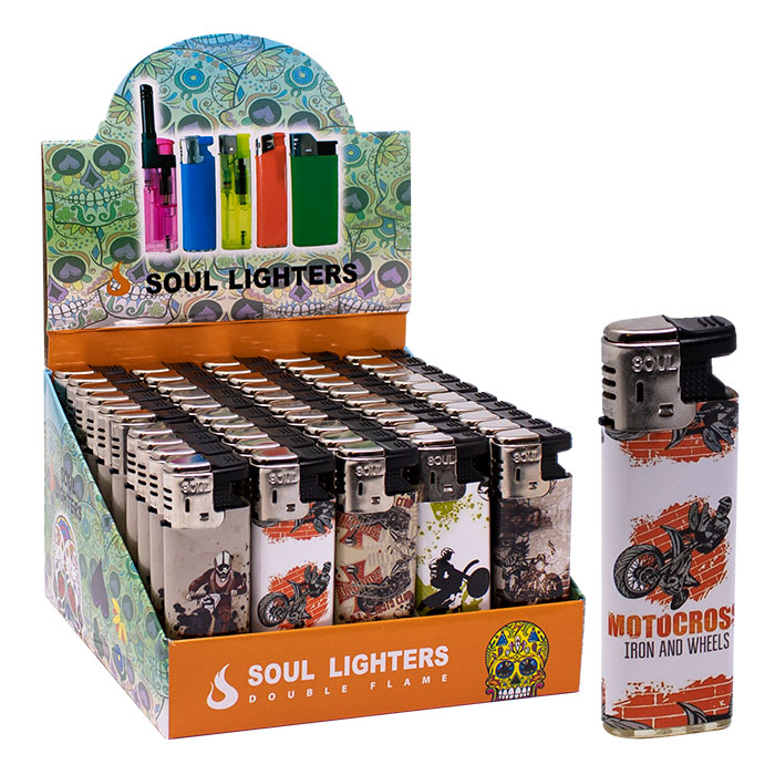 Soul Iron Journey Lighters Display Of 50 Soul Iron Journey Lighters Display Of 50