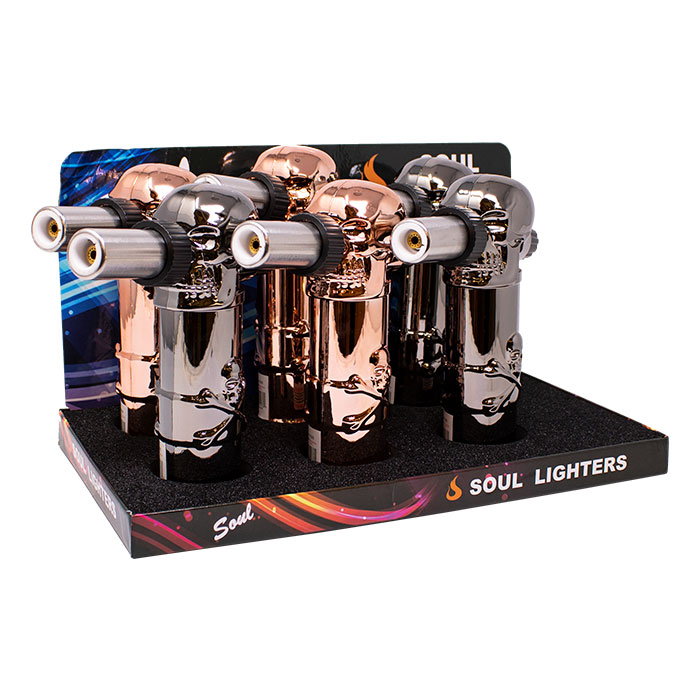 Soul Trouble Signal Torch Lighters Display of 6