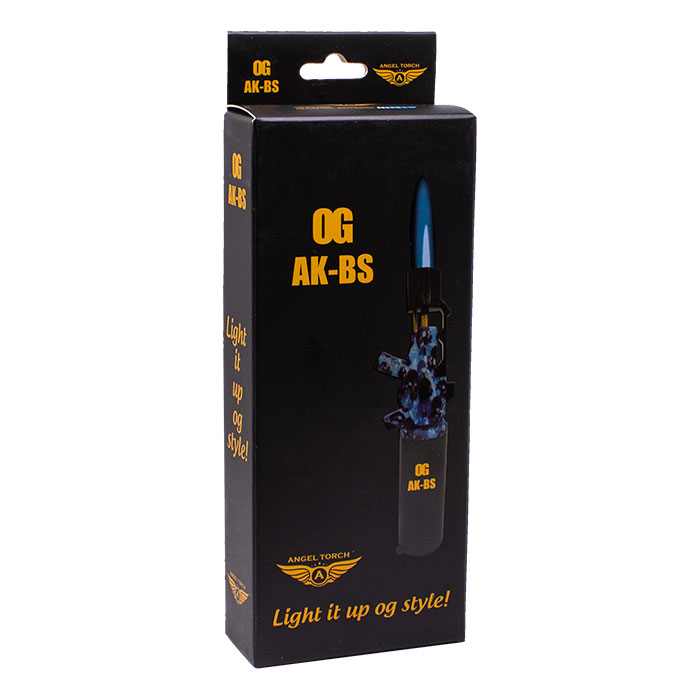 OG Blue AK-BS Edge 8 Inches Single Flame Torch Lighter