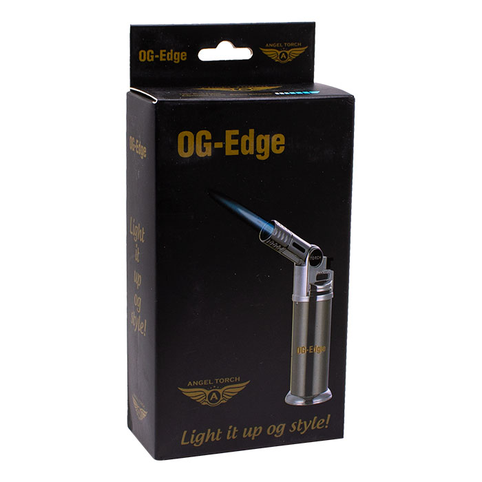 OG Silver OG Edge 5 Inches Single Flame Torch Lighter