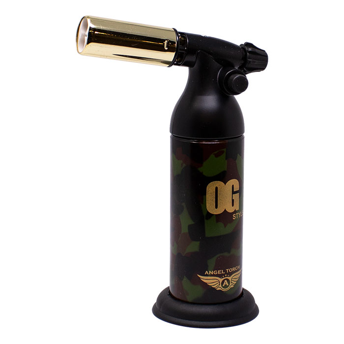 OG Ranger Olive OG-CA Style 7 Inches Single Flame Torch Lighter