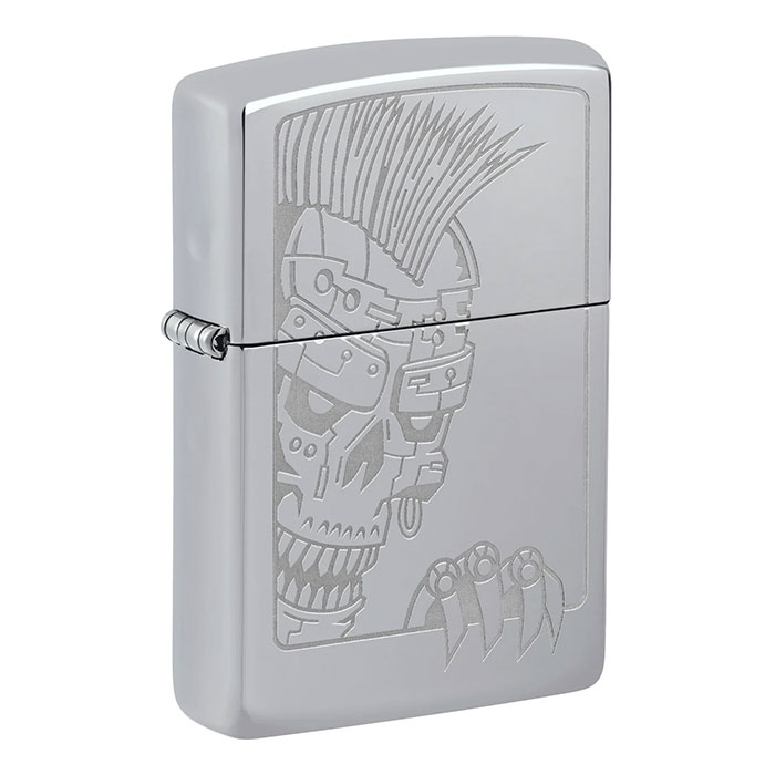 Zippo 46426 Mohawk Skull Lighter Zippo 46426 Mohawk Skull Lighter